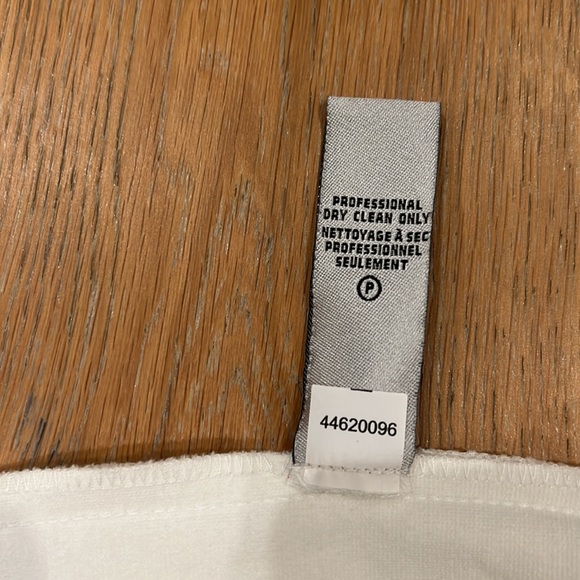 NWT TIBI White Mini Tank Dress with Crochet/Lace Center Panel - 2 - Picture 14 of 15